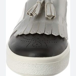 Geox Beige and White Leather Shoes